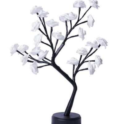 Rose Flower Tree Table Lamp
