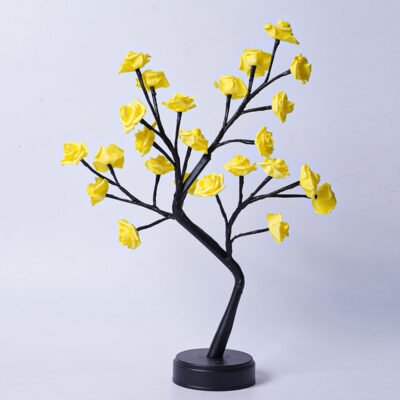 Rose Flower Tree Table Lamp